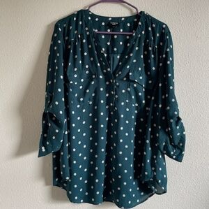 Torrid top green #158